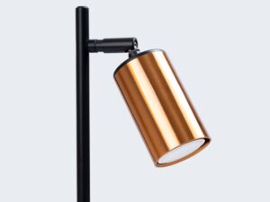 miniaturka Lampa biurkowa WIMEX czarna/miedź nowoczesna