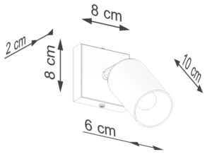 miniaturka Kinkiet WIMEX czarny/złoty glamour