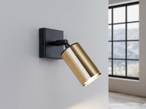 miniaturka Kinkiet WIMEX czarny/złoty glamour