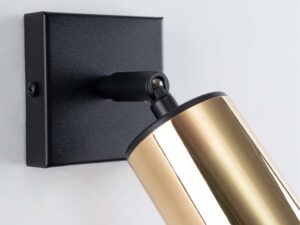 miniaturka Kinkiet WIMEX czarny/złoty glamour