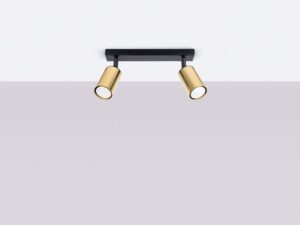 miniaturka Plafon WIMEX 2 czarny/złoty elegancki