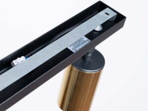 miniaturka Plafon WIMEX 2 czarny/złoty elegancki