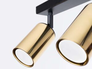 miniaturka Plafon WIMEX 2 czarny/złoty elegancki