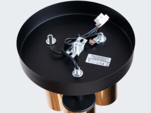 miniaturka Plafon WIMEX 3P czarny/złoty glamour