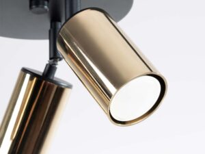 miniaturka Plafon WIMEX 3P czarny/złoty glamour