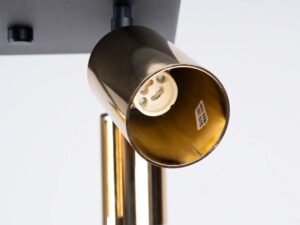 miniaturka Plafon WIMEX 4 czarny/złoty nowoczesny