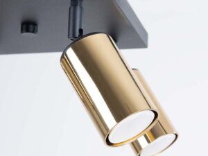 miniaturka Plafon WIMEX 4 czarny/złoty nowoczesny