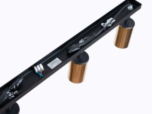 miniaturka Plafon WIMEX 4L czarny/złoty designerski