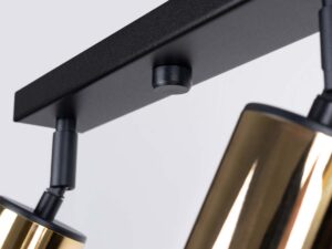 miniaturka Plafon WIMEX 4L czarny/złoty designerski