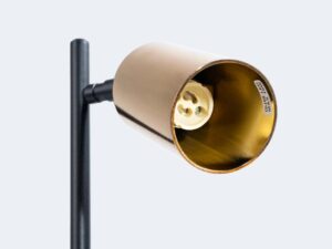 miniaturka Lampa biurkowa WIMEX czarna/złota nowoczesna