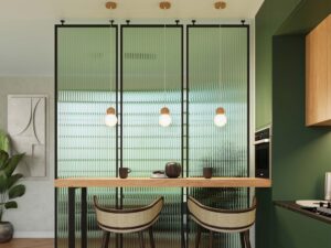 miniaturka Lampa wisząca PEKTO 3P biała i drewniana skandynawska