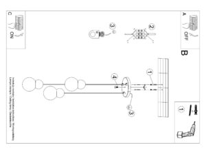 miniaturka Lampa wisząca PEKTO 3P biała i drewniana skandynawska