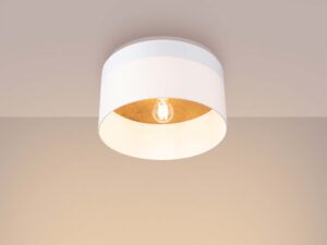 miniaturka Plafon TELOS biały i jasny brąz skandynawski