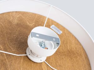 miniaturka Plafon TELOS biały i jasny brąz skandynawski