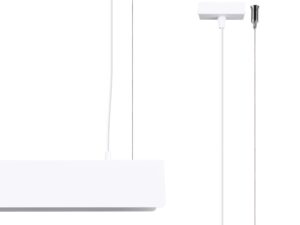 Lampa wisząca SPARQ biała minimalistyczna