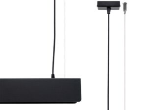 miniaturka Lampa wisząca SPARQ czarna loftowa