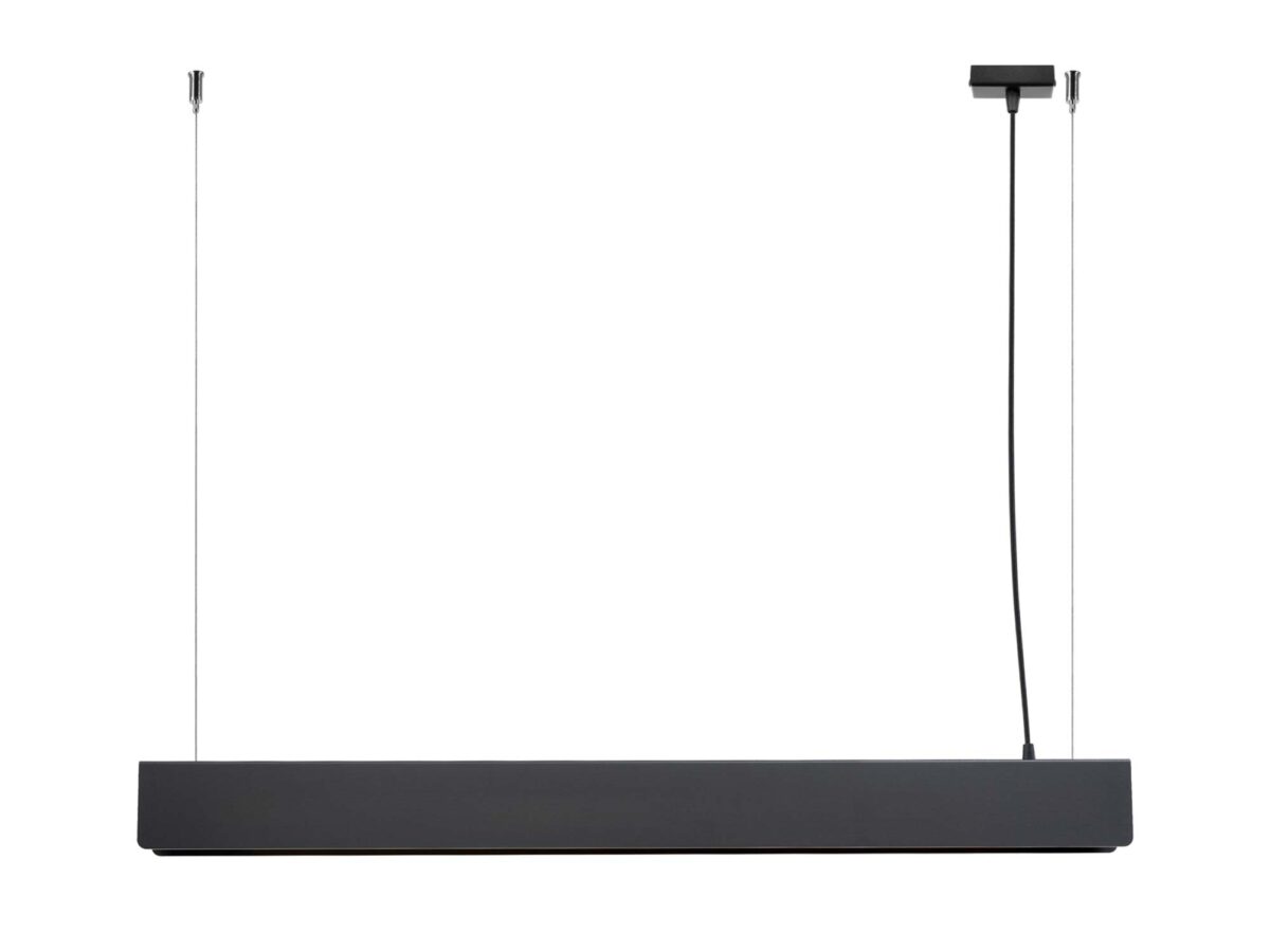 Lampa wisząca SPARQ czarna loftowa