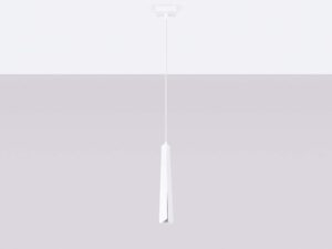 miniaturka Lampa wisząca PRISMA 1 biała geometryczna