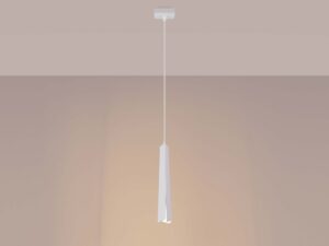 miniaturka Lampa wisząca PRISMA 1 biała geometryczna