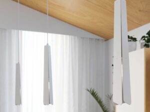 miniaturka Lampa wisząca PRISMA 3P biała designerska