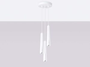 miniaturka Lampa wisząca PRISMA 3P biała designerska