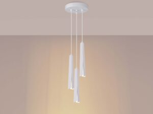 miniaturka Lampa wisząca PRISMA 3P biała designerska