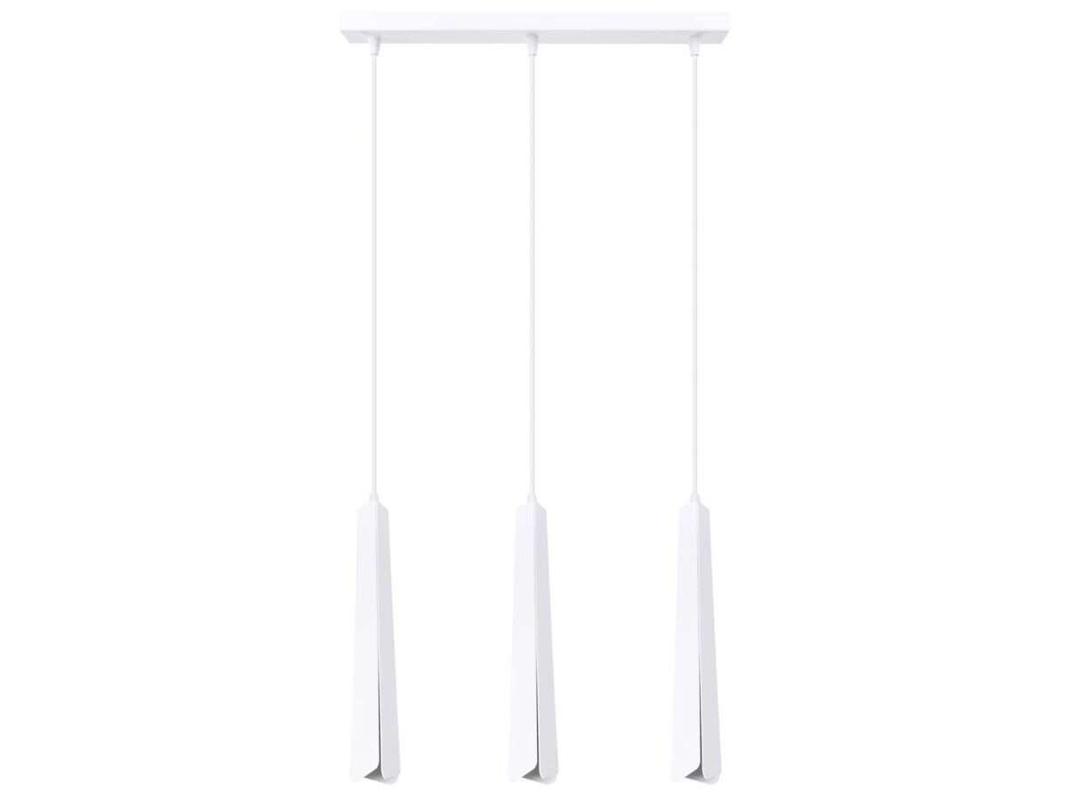 Lampa wisząca PRISMA 3L biała elegancka