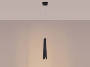 miniaturka Lampa wisząca PRISMA 1 czarna geometryczna