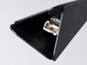 miniaturka Lampa wisząca PRISMA 1 czarna geometryczna