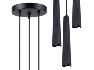 miniaturka Lampa wisząca PRISMA 3P czarna designerska