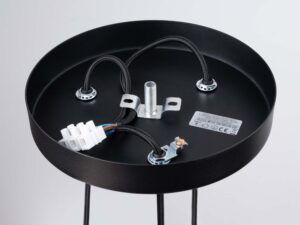 miniaturka Lampa wisząca PRISMA 3P czarna designerska