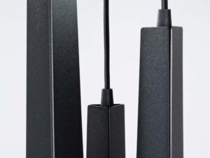 miniaturka Lampa wisząca PRISMA 3P czarna designerska