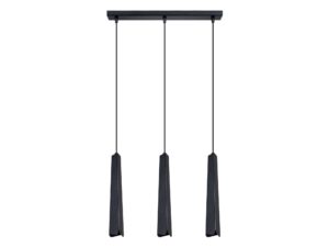 Lampa wisząca PRISMA 3L czarna nowoczesna