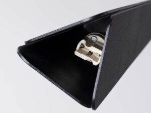 miniaturka Lampa wisząca PRISMA 3L czarna nowoczesna