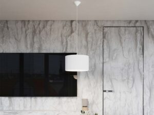 miniaturka Lampa wisząca NOVARA 30 biała minimalistyczna