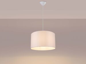 miniaturka Lampa wisząca NOVARA 40 biała elegancka