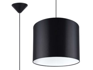 miniaturka Lampa wisząca NOVARA 30 czarna loftowa