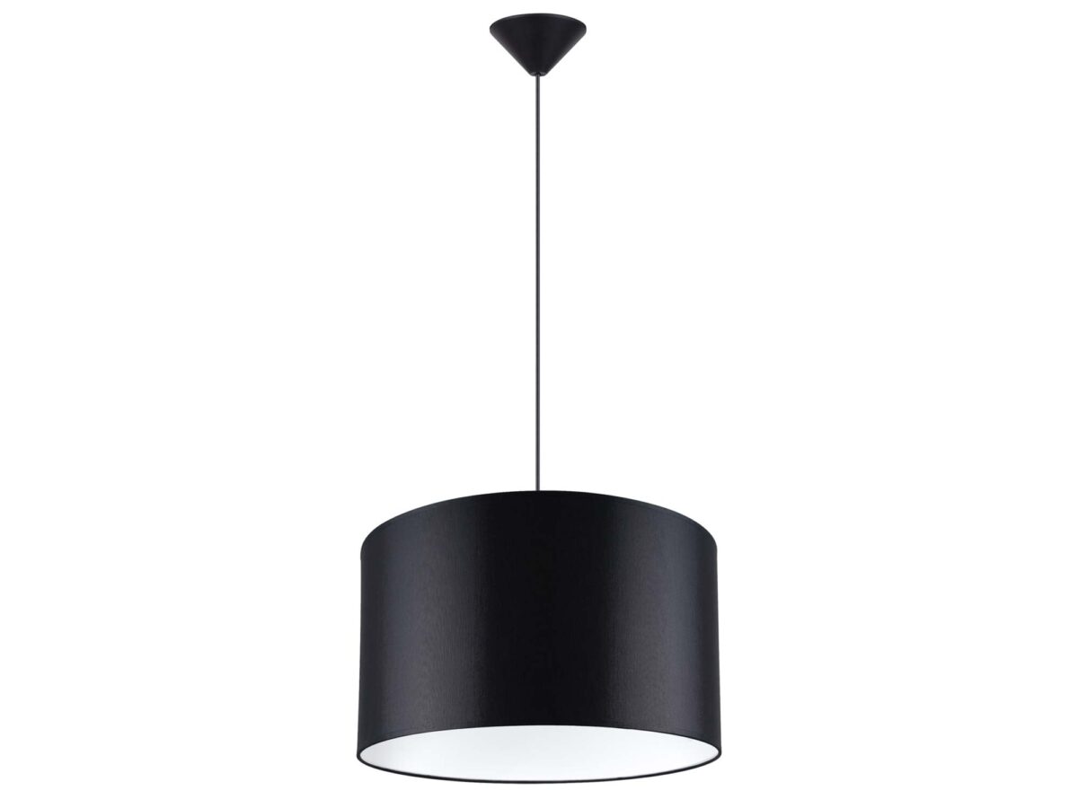 Lampa wisząca NOVARA 40 czarna nowoczesna