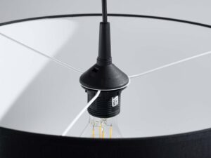 miniaturka Lampa wisząca NOVARA 40 czarna nowoczesna