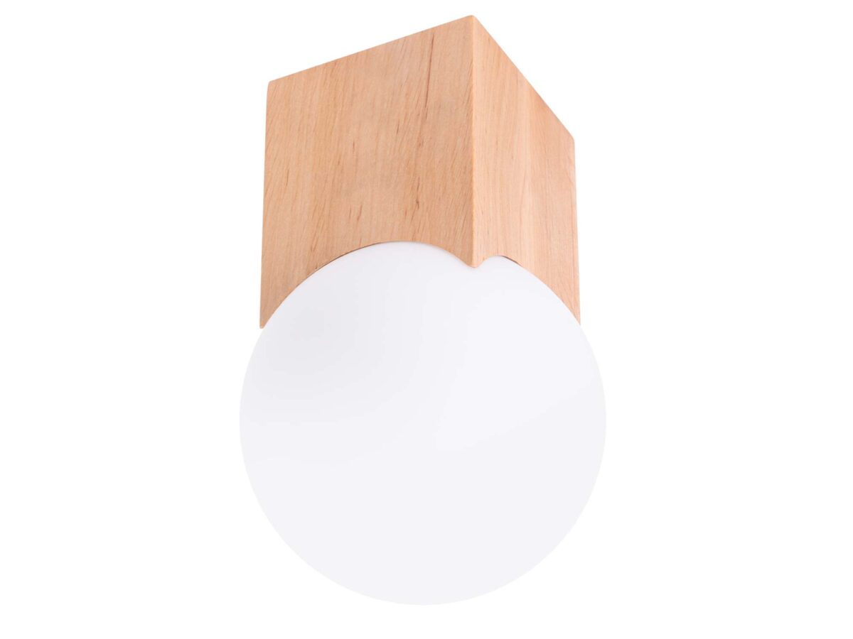 Plafon SOLIN z naturalnego drewna sufitowy