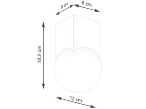 miniaturka Plafon SOLIN z naturalnego drewna sufitowy