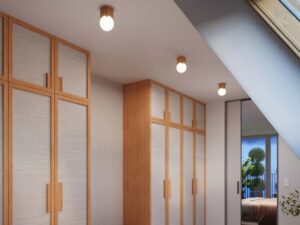 miniaturka Plafon SOLIN z naturalnego drewna sufitowy