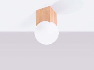 miniaturka Plafon SOLIN z naturalnego drewna sufitowy