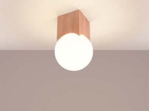 miniaturka Plafon SOLIN z naturalnego drewna sufitowy