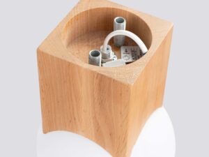 miniaturka Plafon SOLIN z naturalnego drewna sufitowy