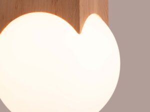 miniaturka Plafon SOLIN z naturalnego drewna sufitowy