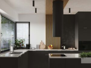 miniaturka Plafon NERI 12,5 czarny/chrom nowoczesny LED