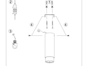 miniaturka Plafon NERI 22,5 czarny/chrom designerski