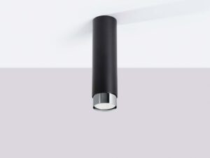 miniaturka Plafon NERI 22,5 czarny/chrom designerski