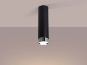 miniaturka Plafon NERI 22,5 czarny/chrom designerski